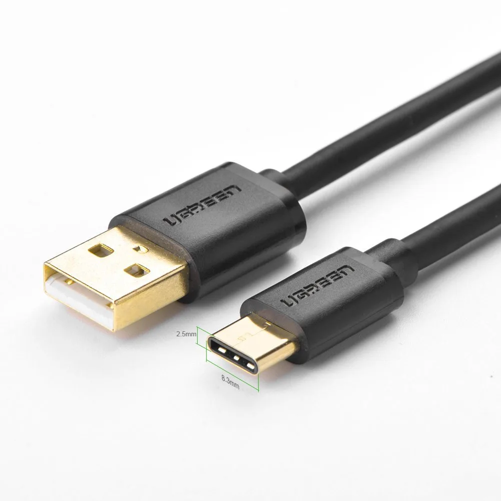 TeKit TeKit USB 2.0 Type A to Reversible Type-C Cable Black 1.5m 30160 — product photo
