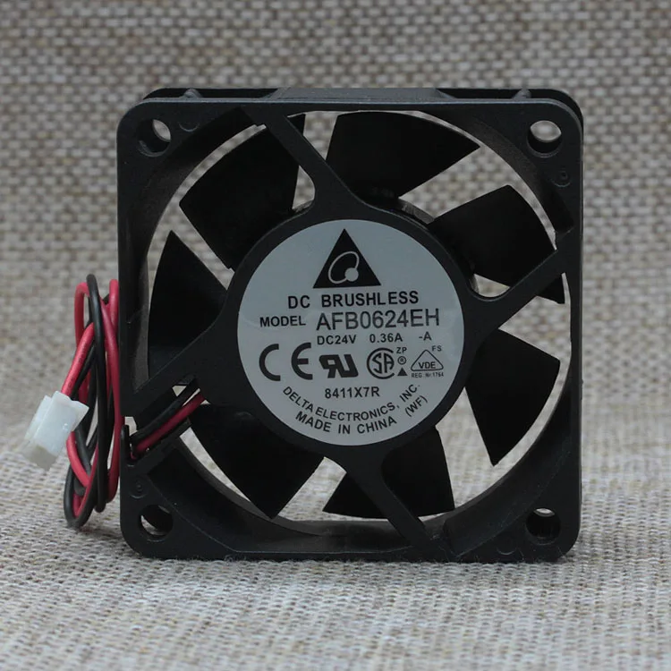 SXDOOL SXDOOL AFB0624EH 60mm 24V 0.36A 2-pin 6800rpm case fan — product photo