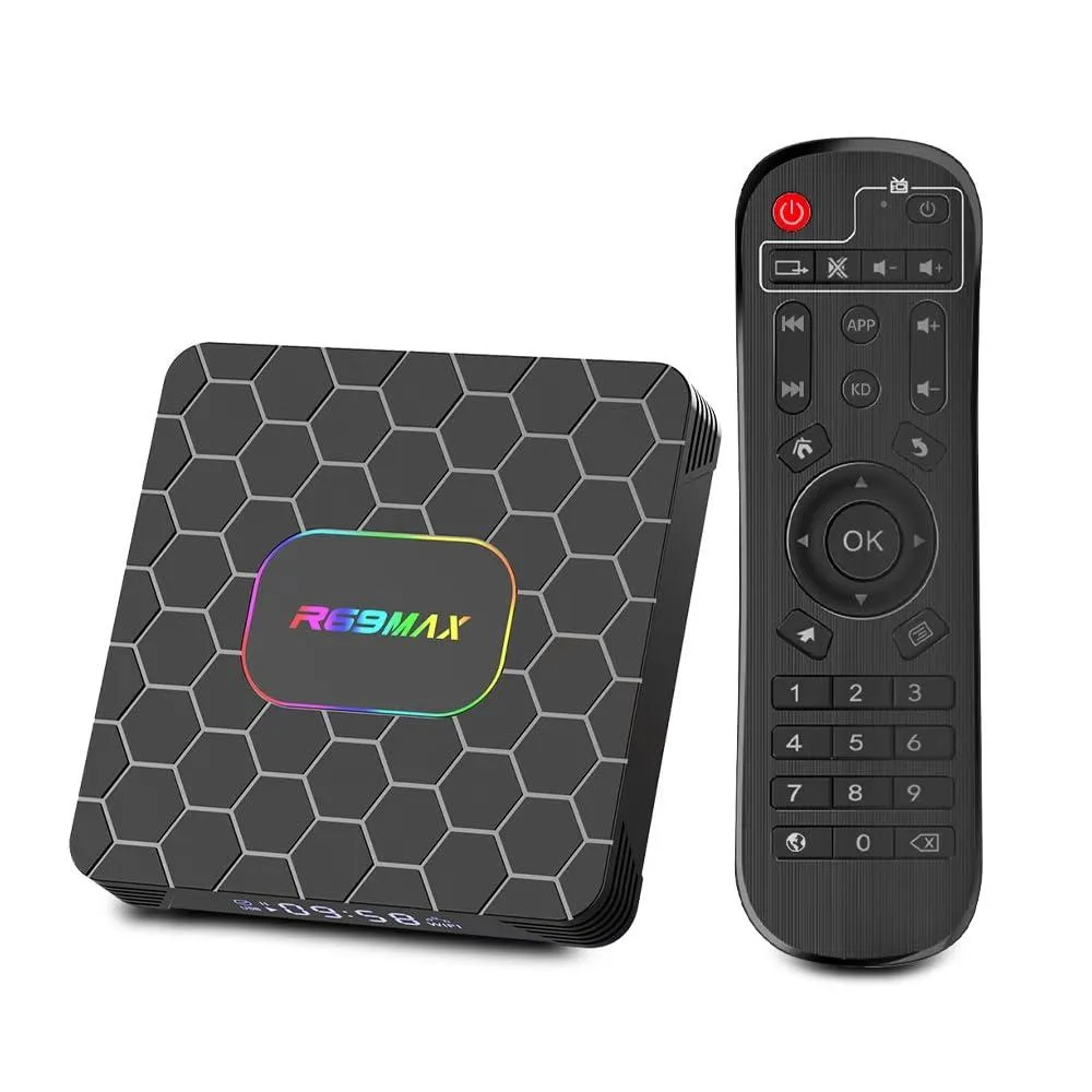 R69 Max Android 14.0 TV Box 4GB 64GB RK3528 Quad-Core — product photo