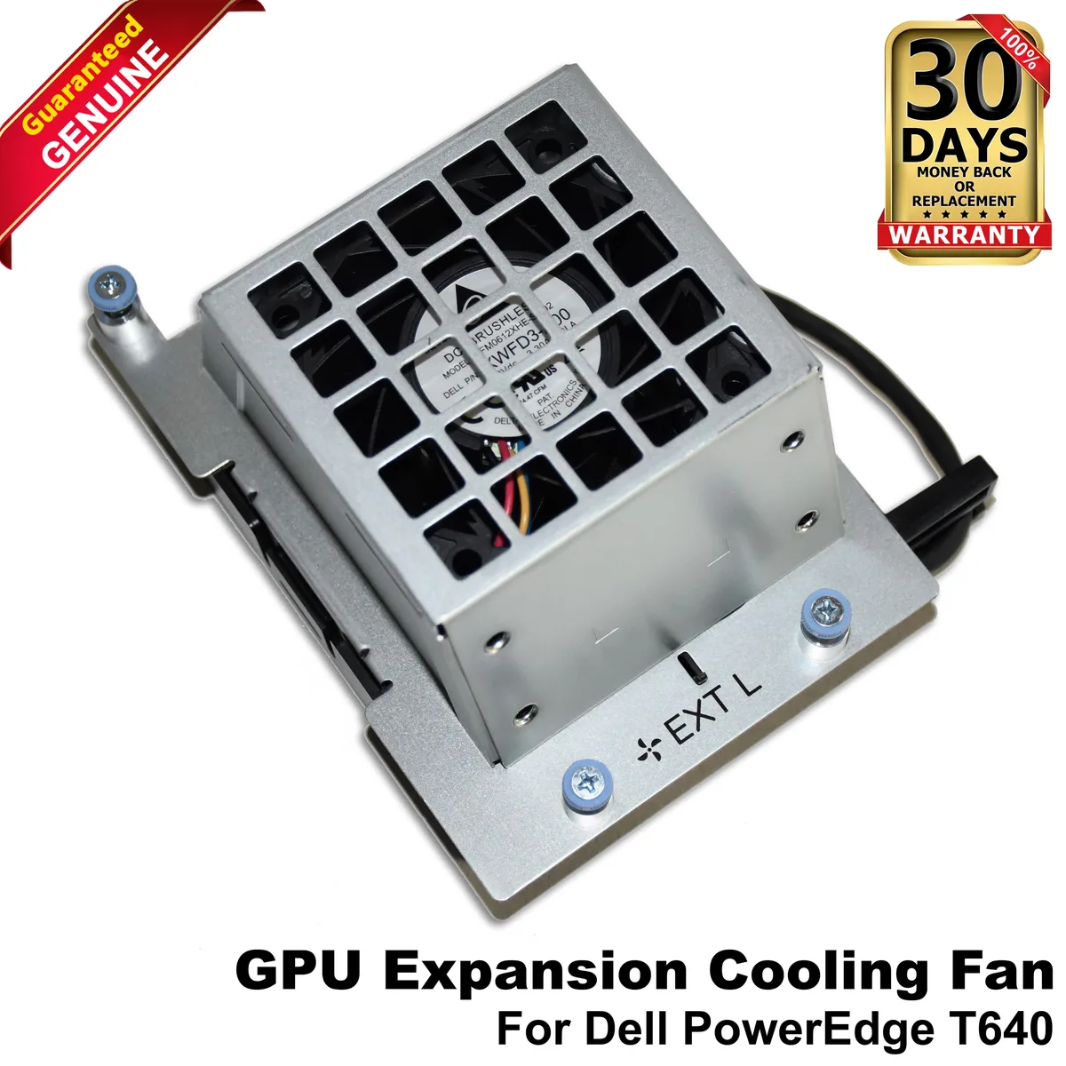 DELL DELL PowerEdge T640 GPU Expansion Left Cooling Fan 8DF31 laptop replacement part — product photo