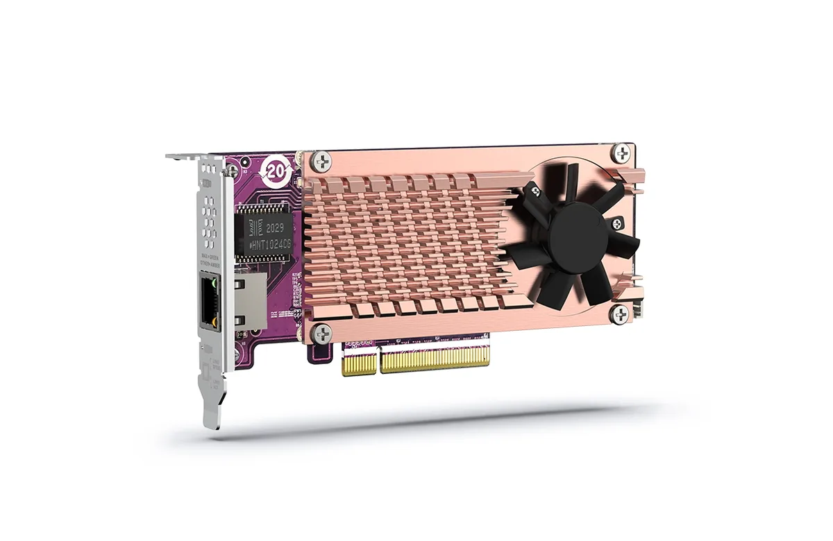 Qnap Qnap QM2-2P10G1TB expansion card — product photo