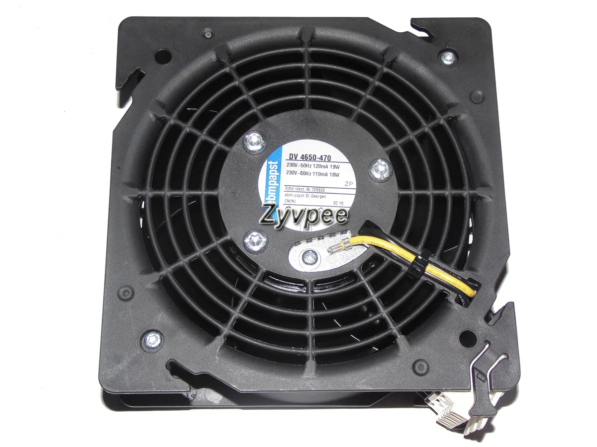 Zyvpee Zyvpee DV 4650-470 AC Axial Fan 230V 50/60Hz 120/110mA 19/18W 120mm*120mm*38mm — product photo