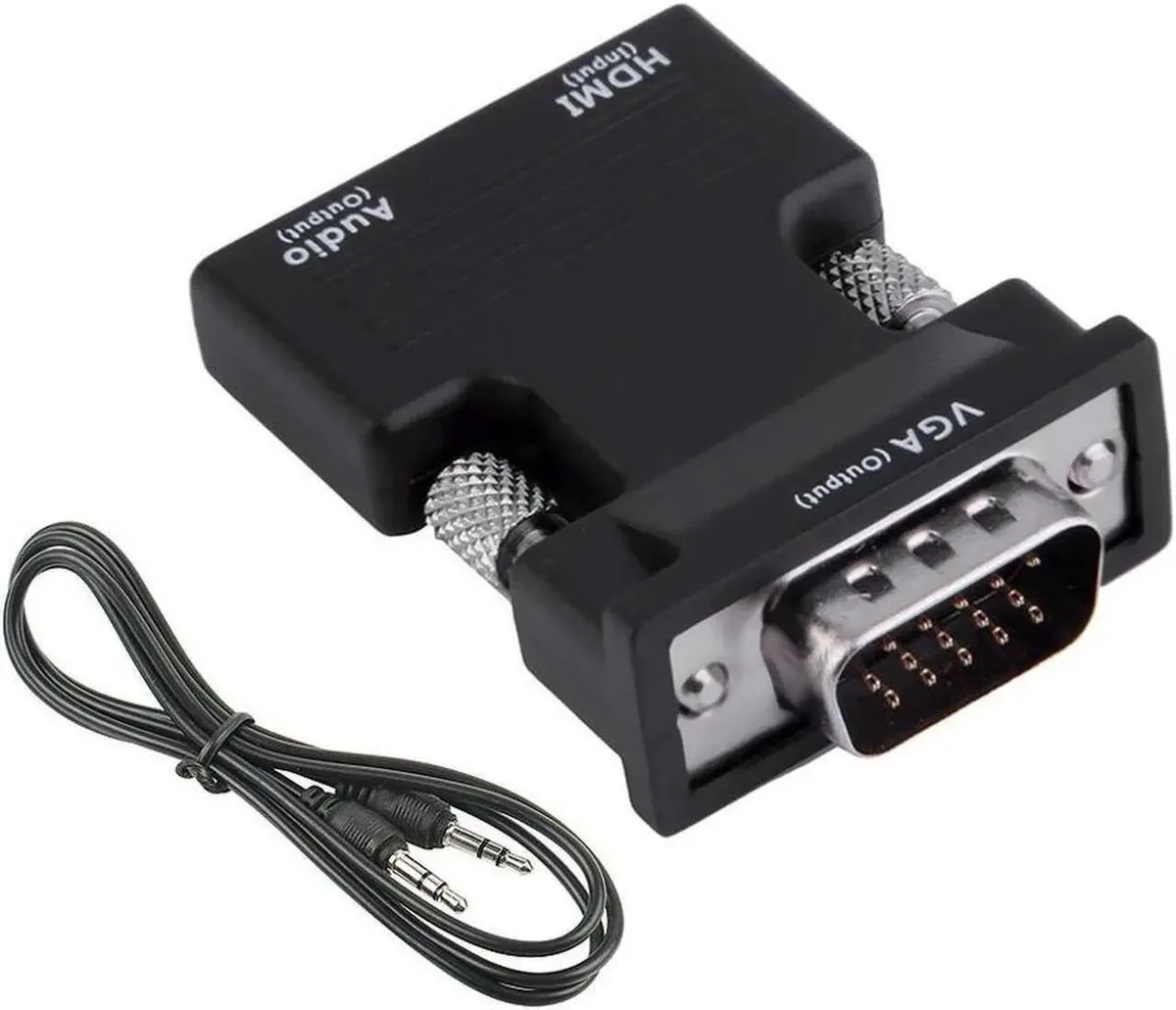 Vszerda Vszerda Active HDMI Female to VGA Male Audio Video Converter 1080p 3.5mm — product photo