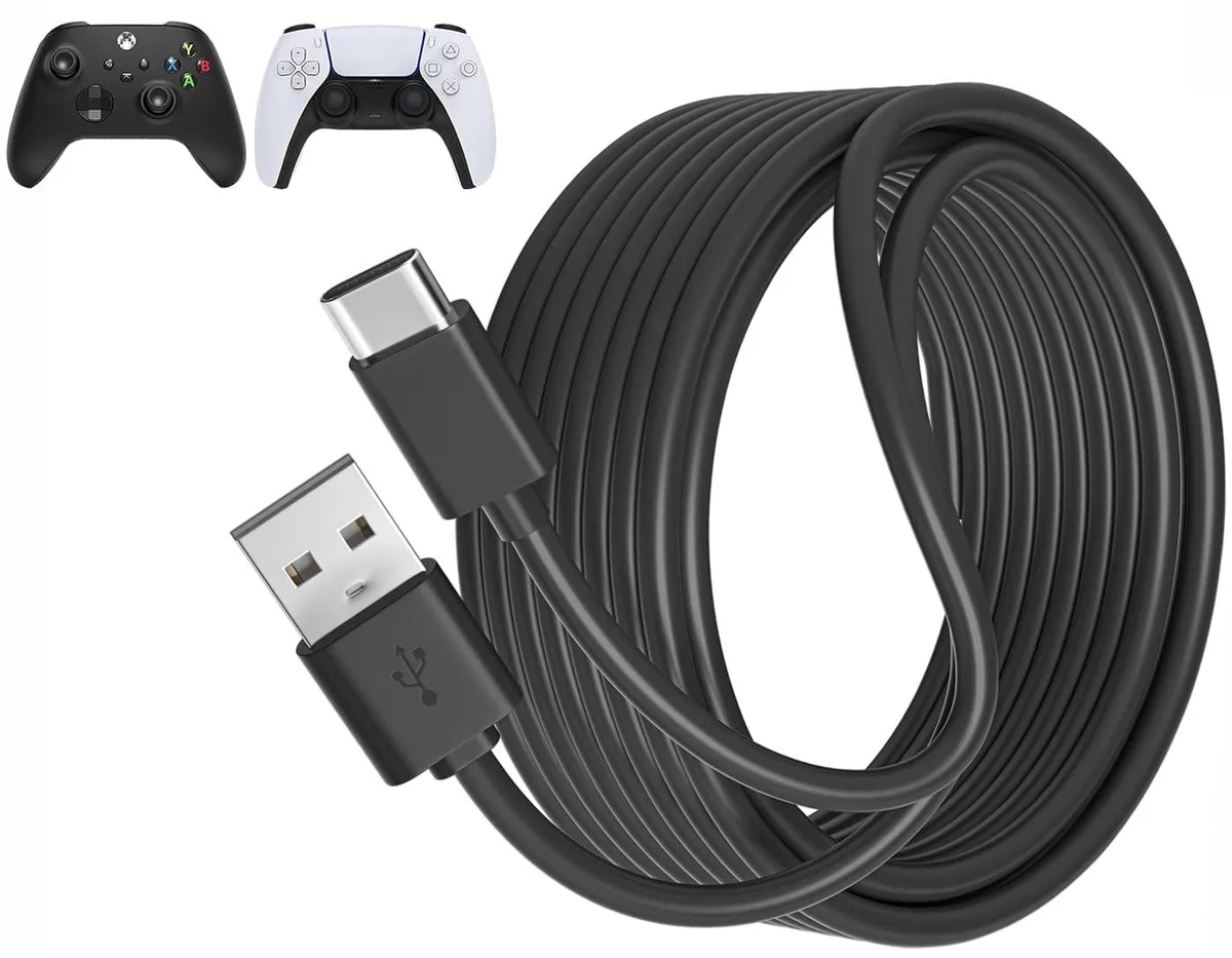  SCOVEE USB-C to USB-A cable 10 ft black 24-pin 10000-bend — product photo