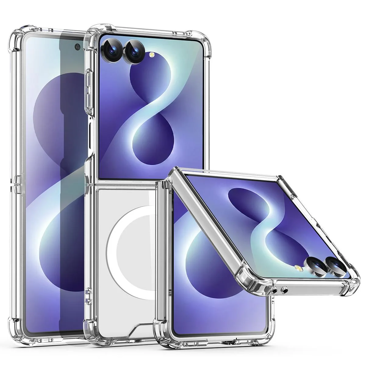 SZYG SZYG Clear MagSafe Case for Samsung Galaxy Z Flip 8 5G (2026) — product photo