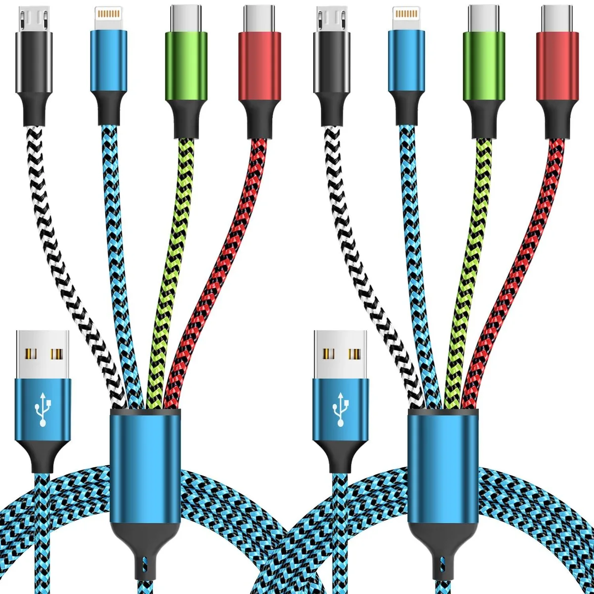 No Sew No Sew 5T 4-in-1 Braided USB Cable Black 5ft — product photo