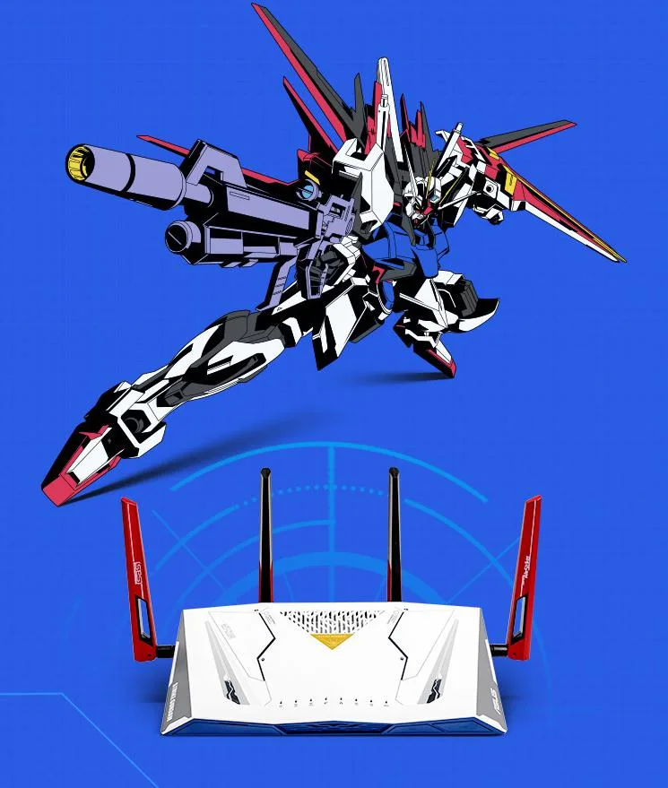 ASUS ASUS RT-AX88U GUNDAM Limited Edition wireless router — product photo