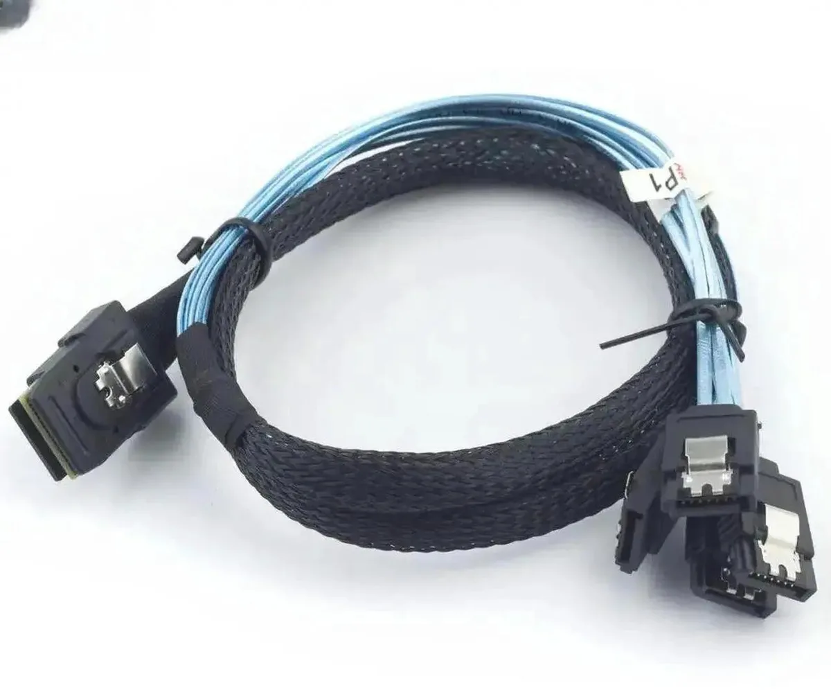 SMUGDESK SMUGDESK Mini SAS SFF8087 to 4Port SATA Cable 3.3FT — product photo