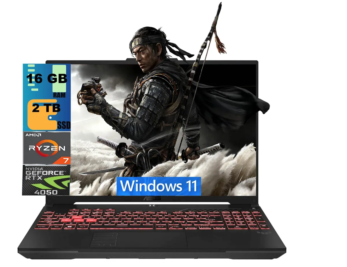 ASUS ASUS TUF A16 Raider RTX 4050 2TB gaming laptop — product photo