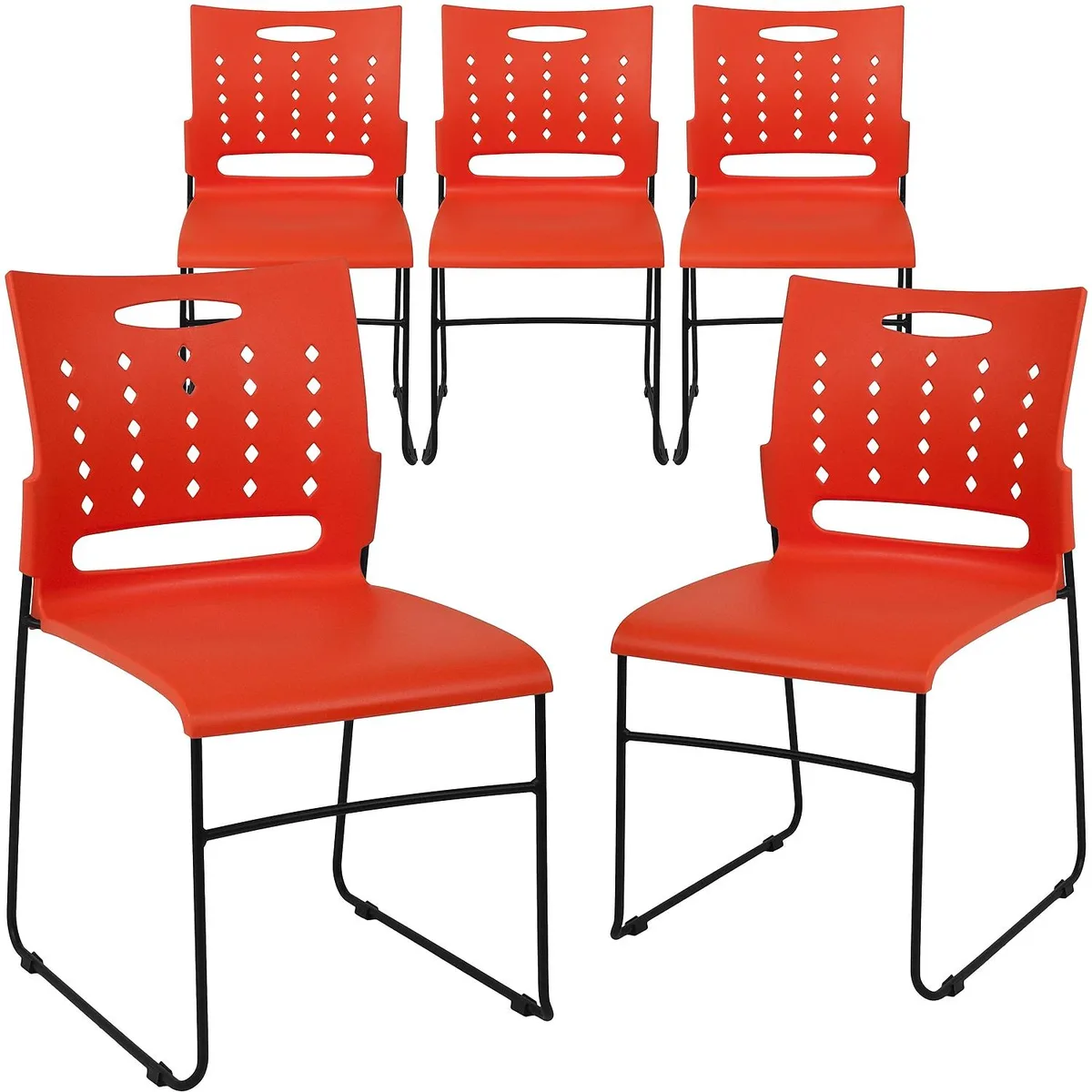 Flash Furniture Flash Furniture HERCULES PREMIUM Gold Resin Chiavari Chair 2 Pack — product photo