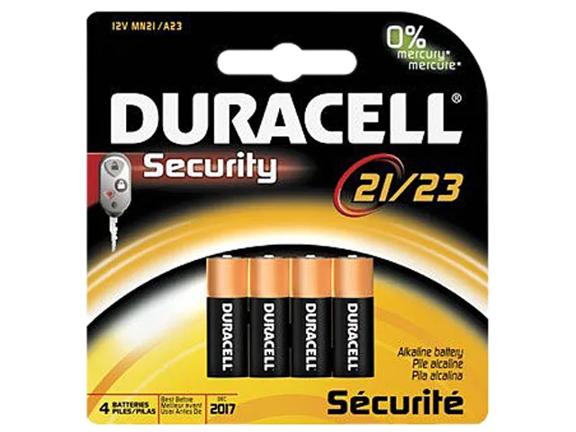 DURACELL DURACELL MN21B4PK 12V 21/23 Alkaline Battery 4-pack — product photo
