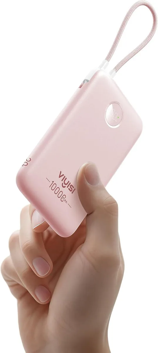 No Sew No Sew G1189 10000mAh power bank 0.58in pink 168g — product photo