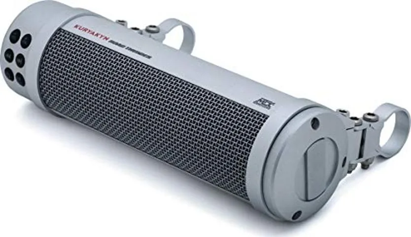 Kuryakyn Kuryakyn 2719 MTX Road Thunder Plus Satin Silver 300W IP66 car electronics accessory — product photo