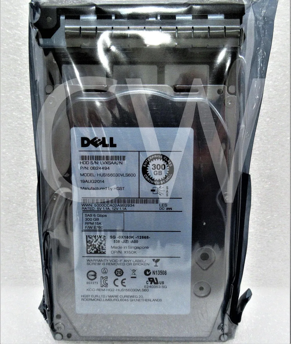 DELL DELL HUS156030VLS600 300GB 15000RPM 64MB 3.5" SAS internal hard drive — product photo