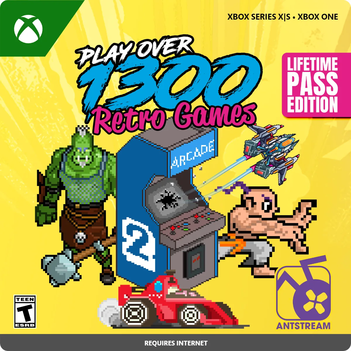 Microsoft Microsoft 6JN-00217 Antstream Arcade Lifetime Pass Edition downloadable game — product photo