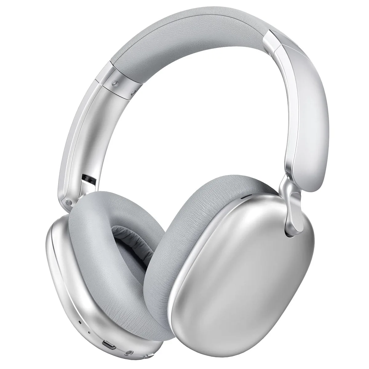 jWIN C6 Active Noise Cancelling Headphones Silver 60H Bluetooth 5.4 — product photo