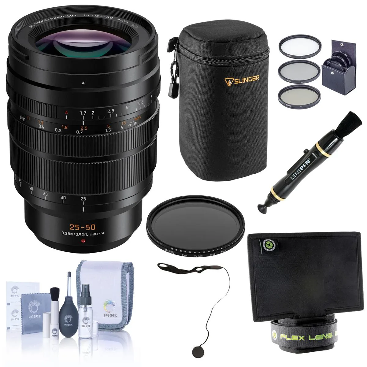 Panasonic Panasonic LUMIX G Leica DG Vario-Summilux 25-50mm f/1.7 Aspherical Lens for MFT camera lens — product photo