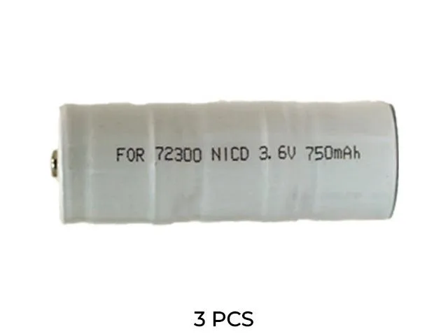 DUSLAN DUSLAN 72300 3.5V NiCd standard battery 3-pack — product photo