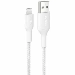 Belkin Belkin BoostCharge Pro Braided USB-A to Lightning Cable 2m White CAA020FQ2MWH — product photo