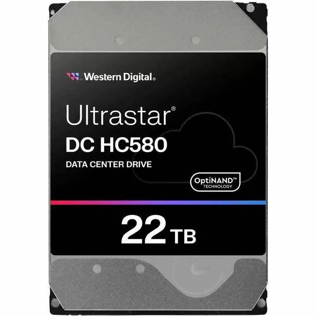 Western Digital Western Digital 0F62785 Ultrastar DC HC580 22 TB 3.5" 7200 RPM SATA internal hard drive — product photo