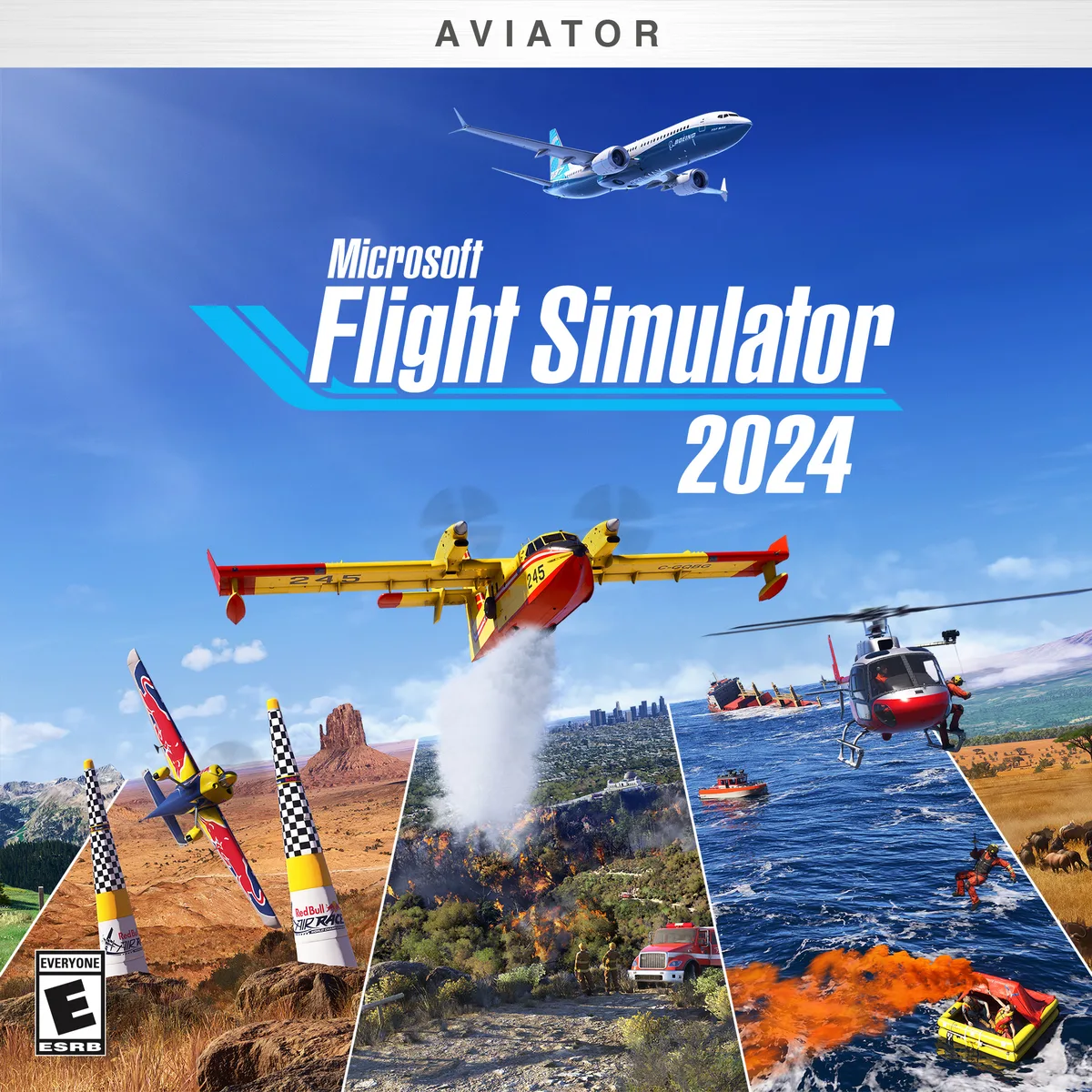 Microsoft Microsoft Flight Simulator 2024 Aviator Edition G7Q-00332 downloadable game — product photo