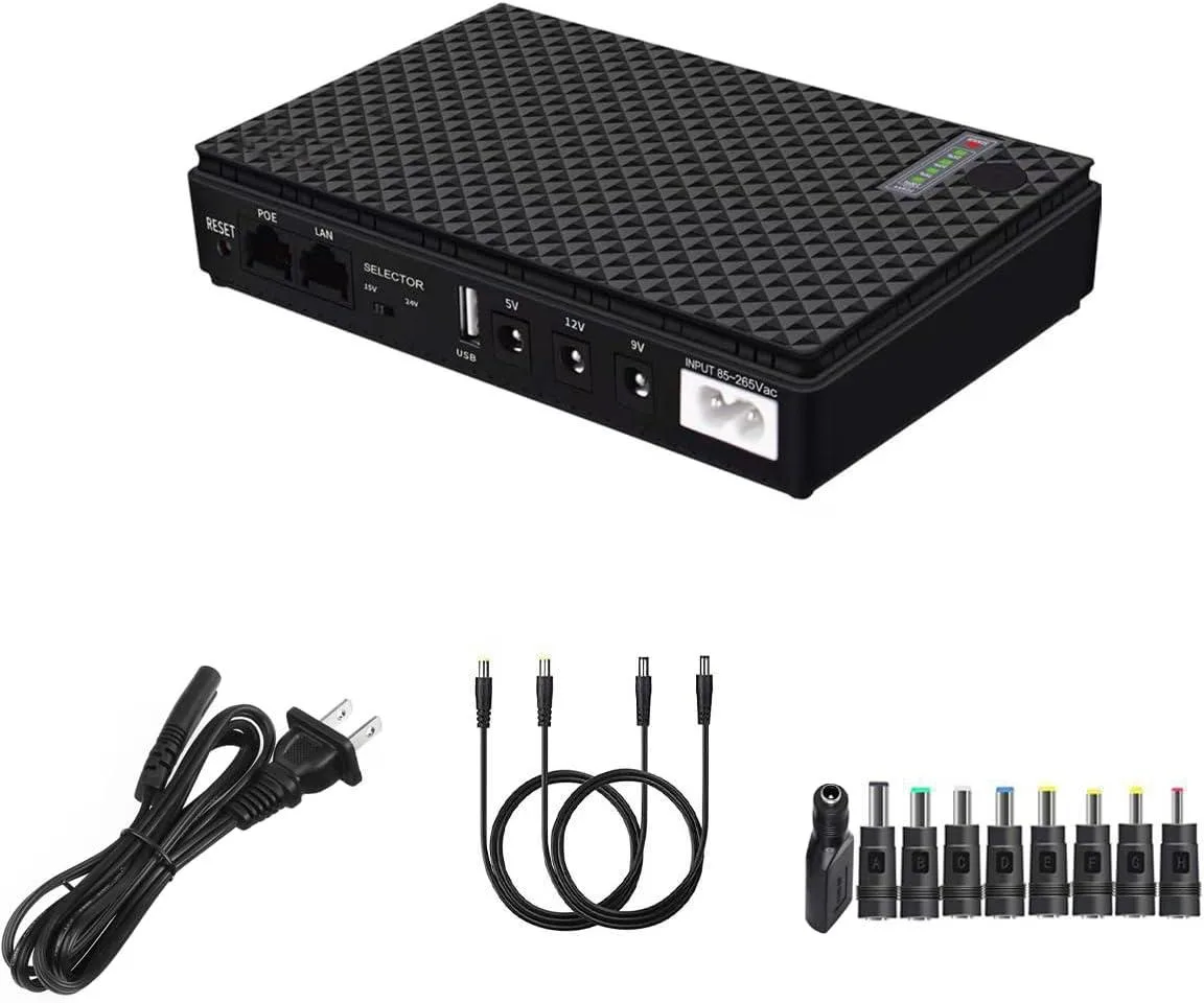 BFKK BFKK Mini UPS 10400mAh 36W POE 12V 24V — product photo
