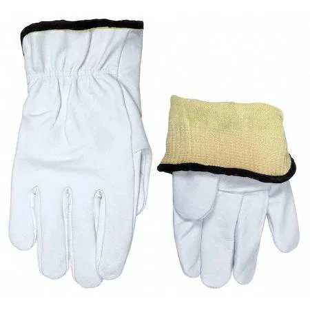 MCR Safety MCR Safety 3601KL Leather Drivers Gloves, Straight Thumb, Shirred Slip-On Cuff, Personal Protective Equipment — product photo