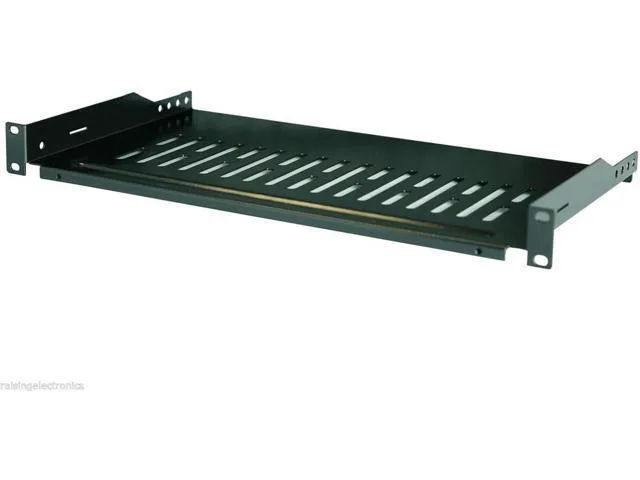 LORDWORLD LORDWORLD 19 Inch 1U Vented Cantilever Shelf 12 Inch (300mm) Deep 50LB server accessory — product photo