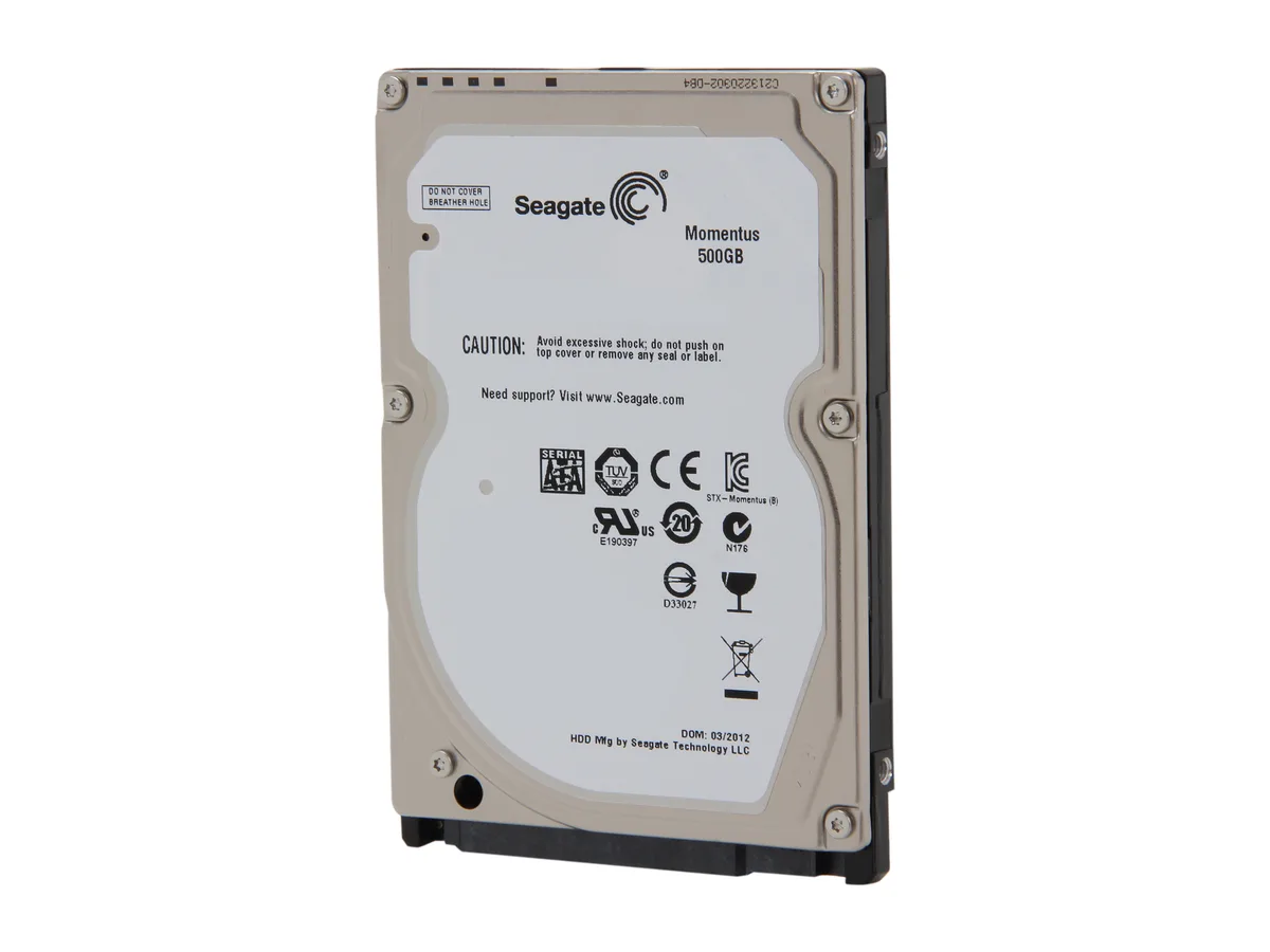 Seagate Seagate Momentus 7200.4 ST9500423AS 500GB 7200 RPM 16MB SATA 3.0Gb/s 2.5" laptop hard drive — product photo