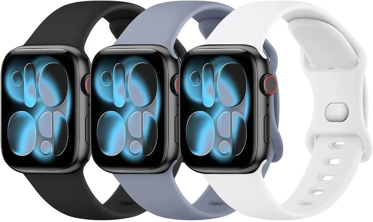 ETEIZU ETEIZU 3-Pack Silicone Watch Bands 38-49mm Series 1-11 Ultra SE — product photo