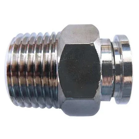 Value Brand Value Brand 22FR78 1/4" Tube x MNPT Nickel Brass Adapter — product photo