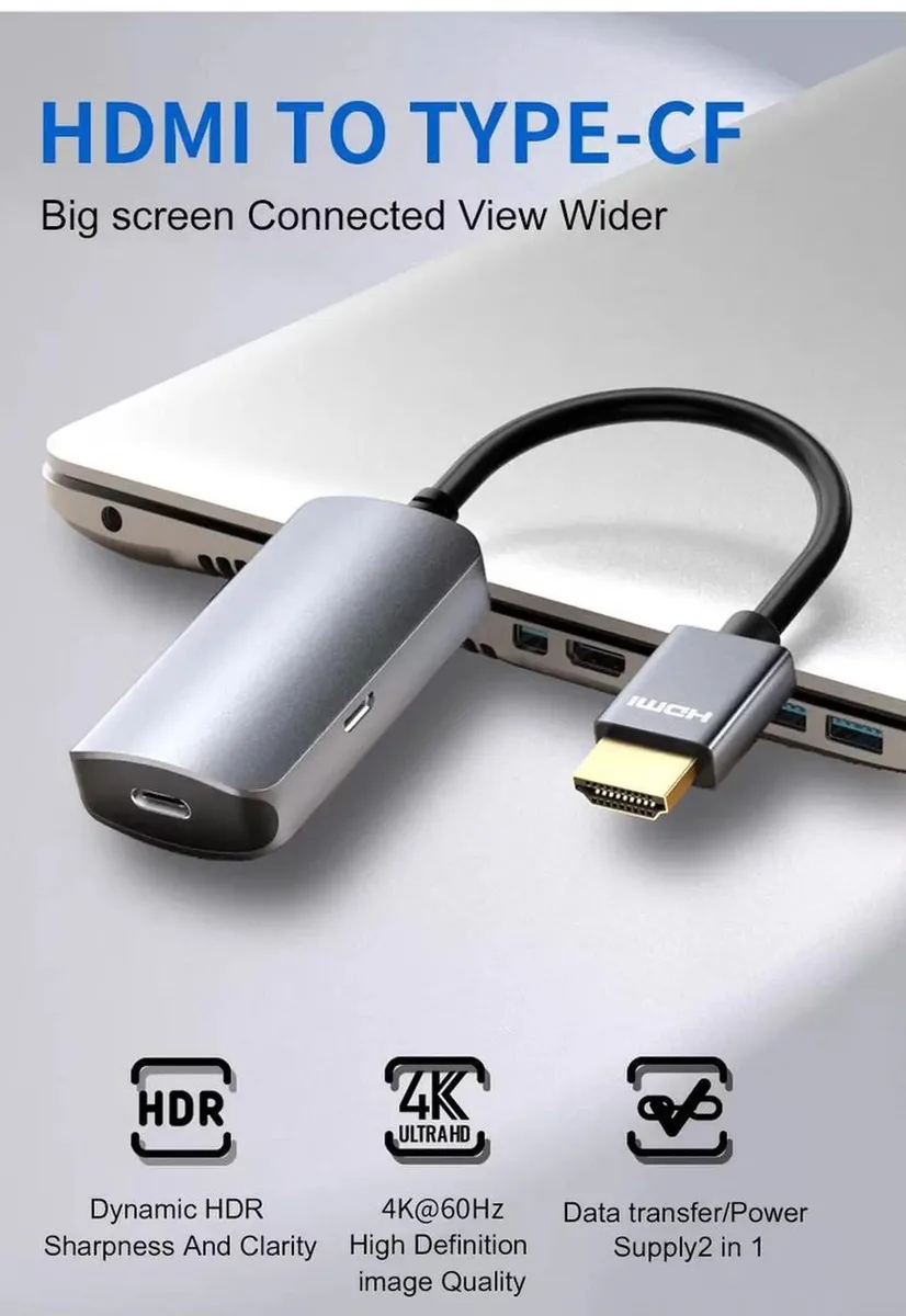SMUGDESK SMUGDESK 4K 60Hz HDMI to USB-C Video Capture Adapter with 5V Power — product photo