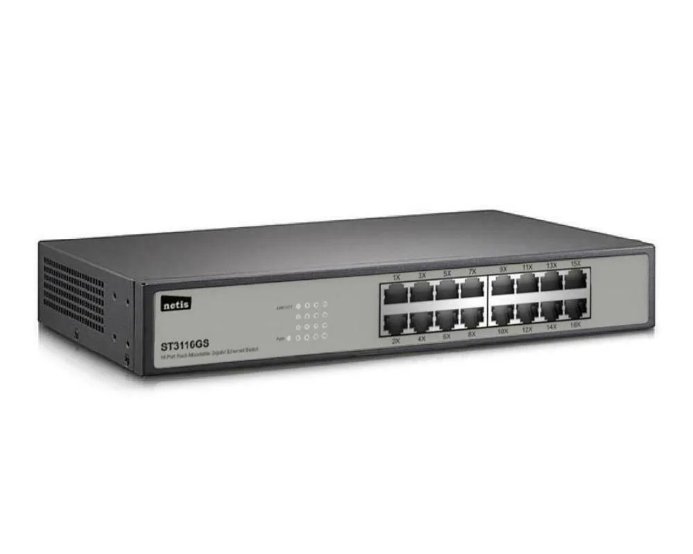 Netis Systems Netis ST3116GS 16 Port Gigabit Rackmount Switch — product photo