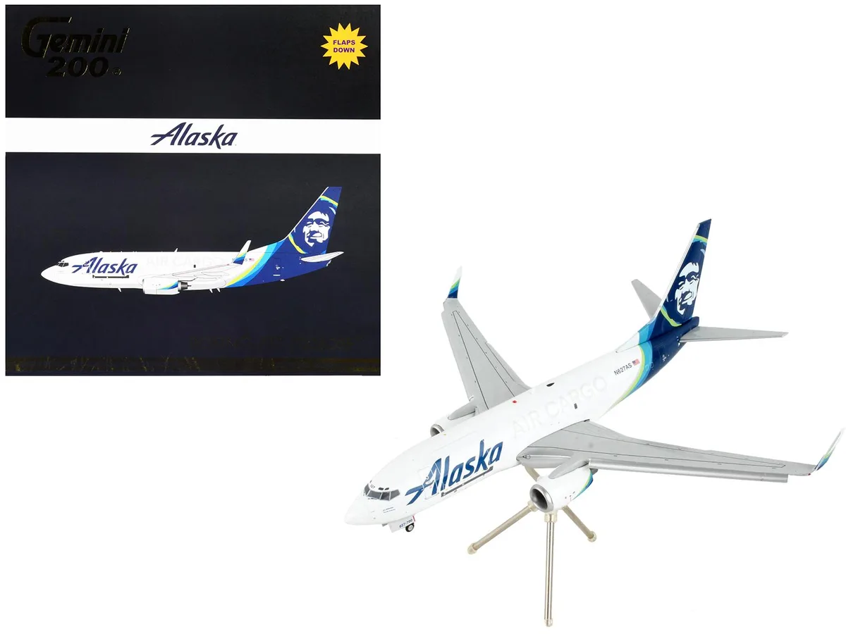 GeminiJets GeminiJets Boeing 737-700BDSF Alaska Air Cargo 1/200 Diecast Hobby Collectible — product photo