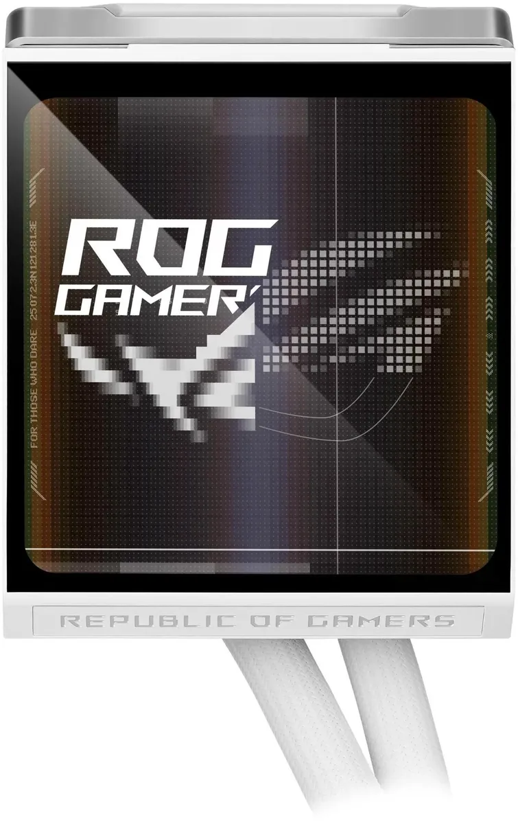 ASUS ASUS ROG Strix LC IV 360 ARGB LCD White liquid cooler — product photo