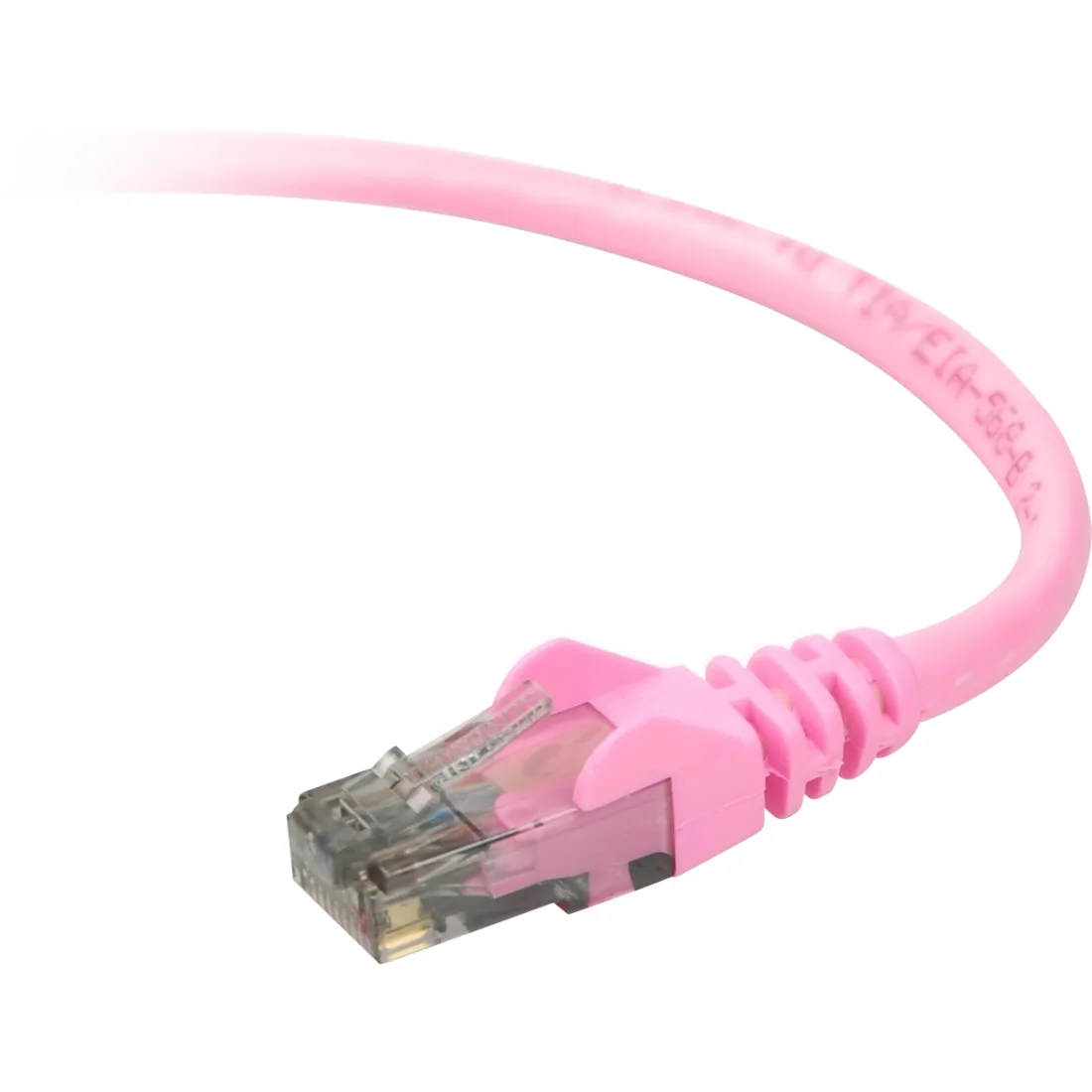 Belkin Belkin A3L980-10-PNK-S Cat 6 network ethernet cable 10 ft pink — product photo