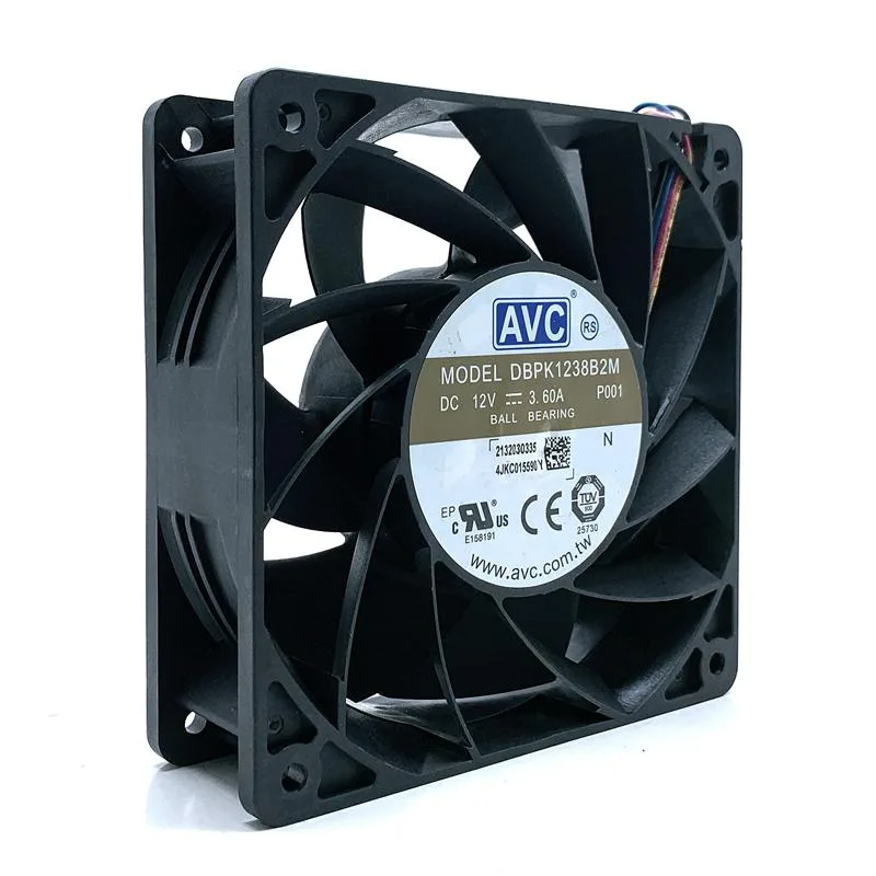 SXDOOL SXDOOL DBPK1238B2M 120x120x38mm 12V 3.60A 5600 RPM 4-Wire Case Fan — product photo