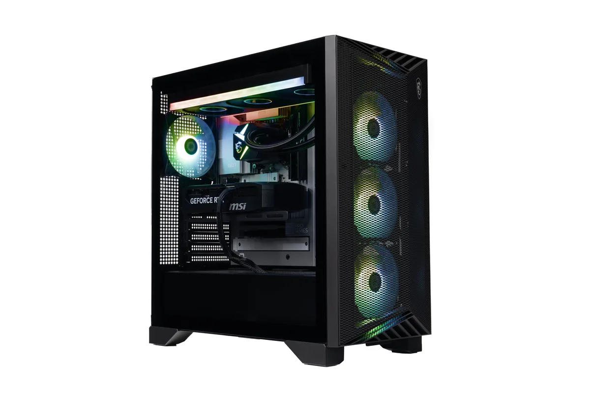 MSI MSI Aegis RS2 AI C2NVP7-1444US gaming PC Ultra 7 265K 32GB DDR5 2TB NVMe RTX 5070 — product photo