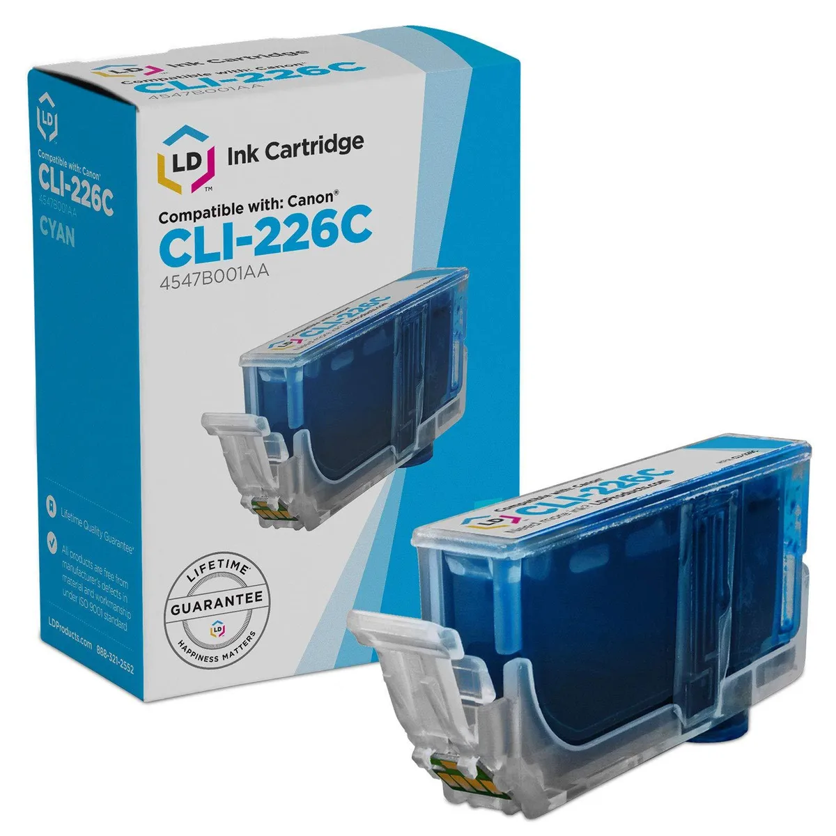 LD Products LD Products Compatible Ink Cartridge for Canon CLI-226C Cyan 510 Pages — product photo
