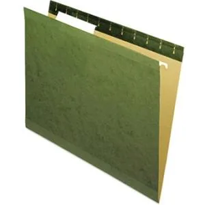 Universal Business Supply Universal Business Supply UNV24113 hanging file folder, green, 25/box — product photo