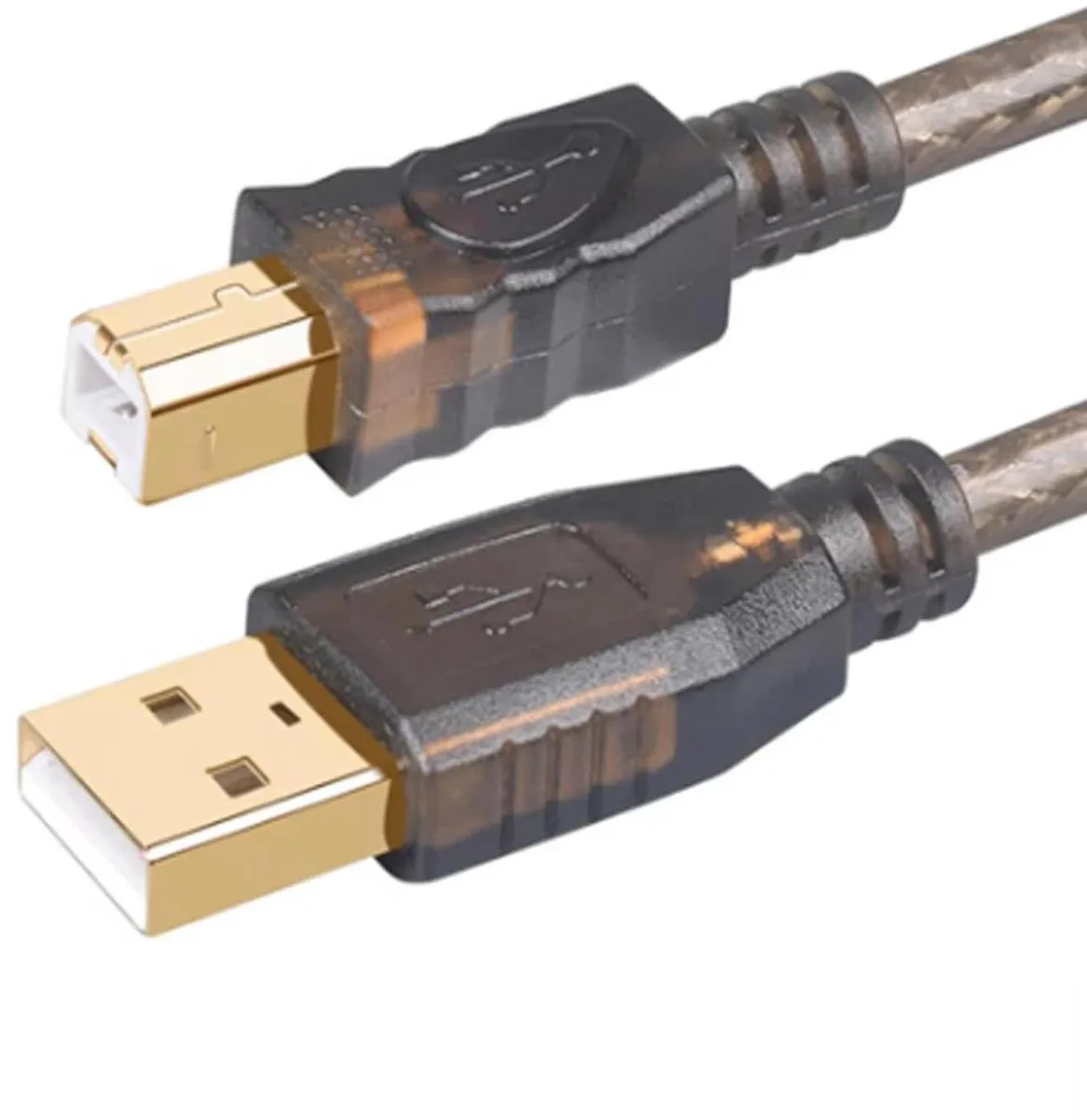 Aomoproing Aomoproing USB 2.0 Type A to Type B Active Printer Cable 30m Transparent Black — product photo