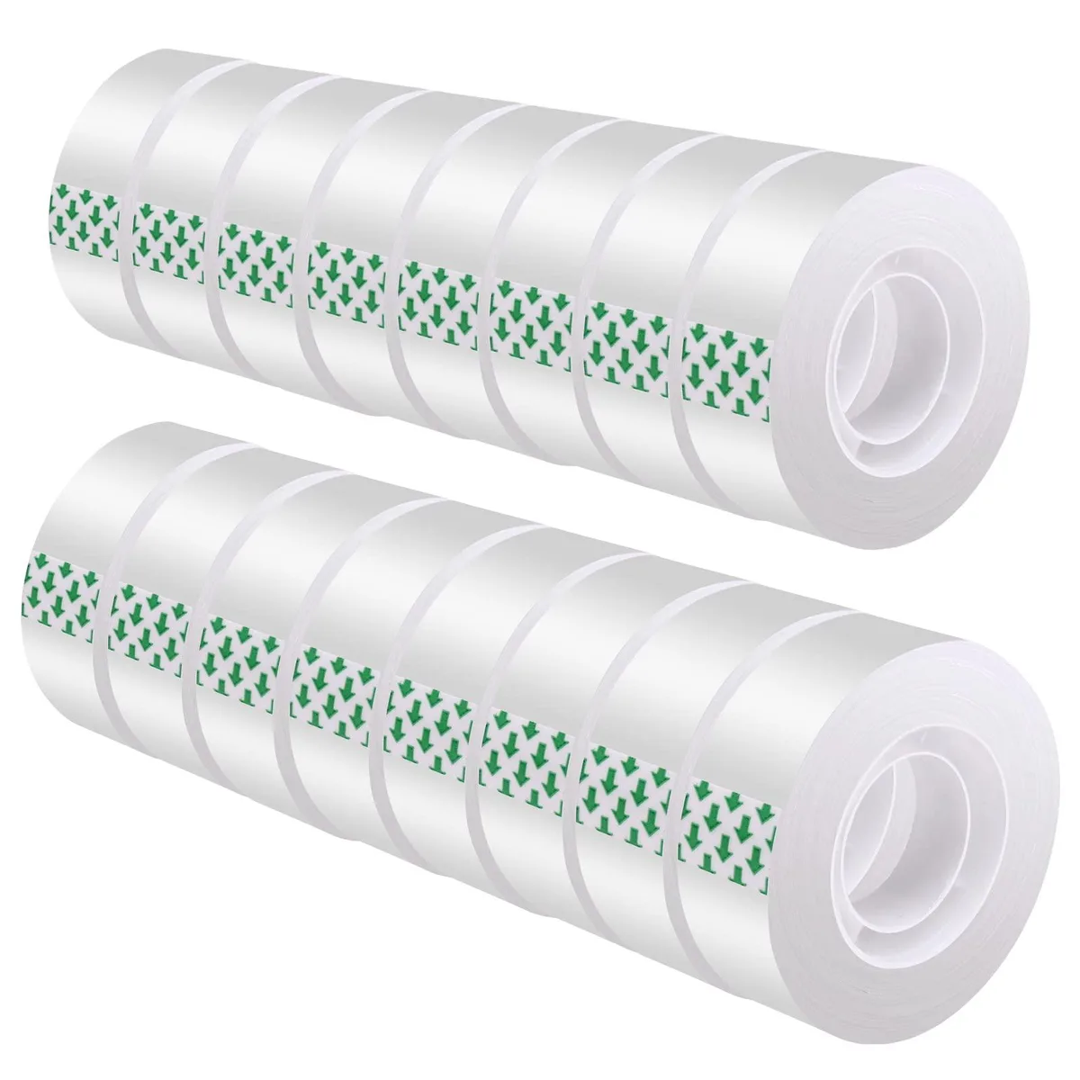  DHOOZ Clear Tape 16 Rolls 18mm x 26m Transparent Adhesive — product photo