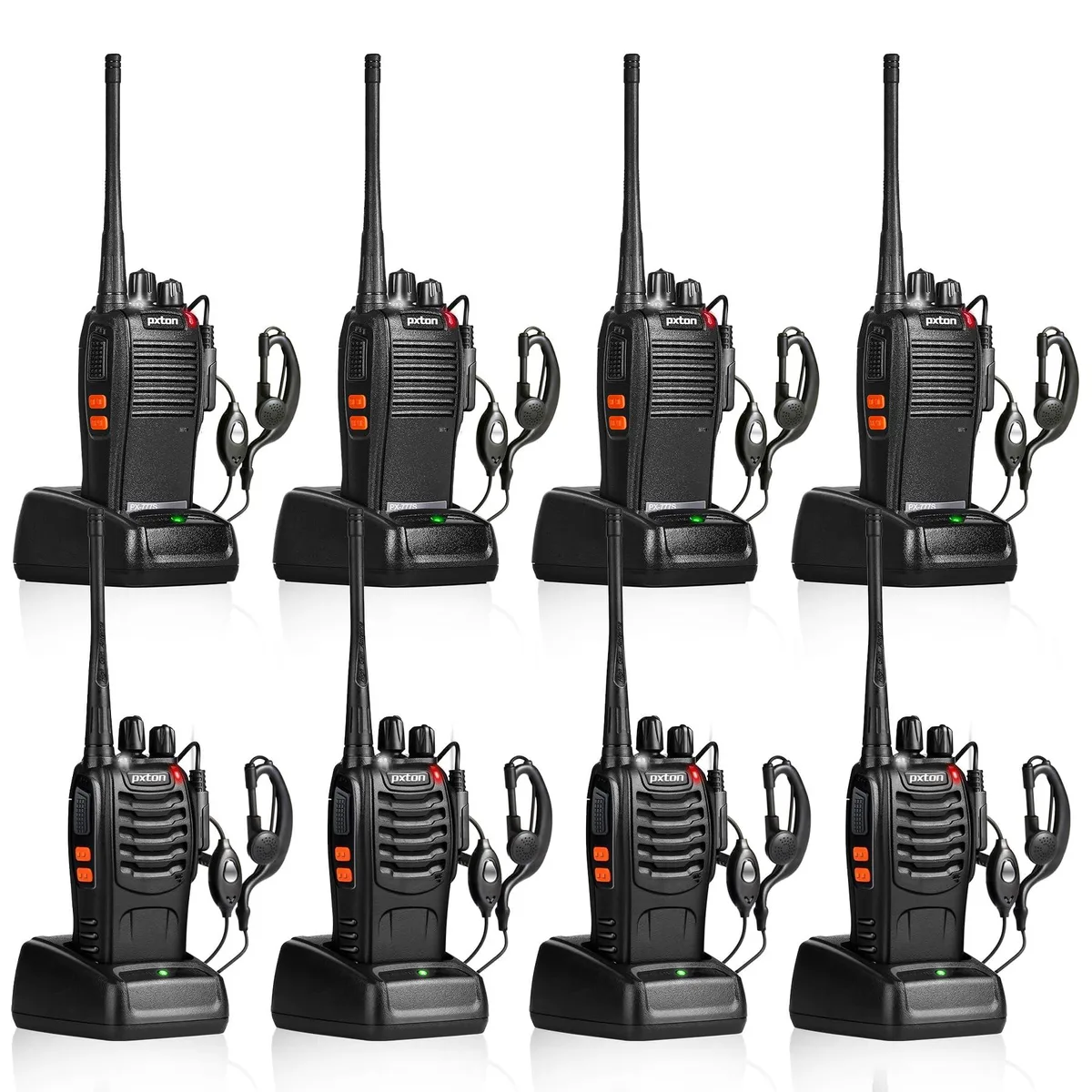 KEHIPI KEHIPI 777S 888S two-way radios 16ch 1500mAh 8 pack — product photo