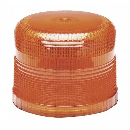 Amber polycarbonate round beacon replacement lens