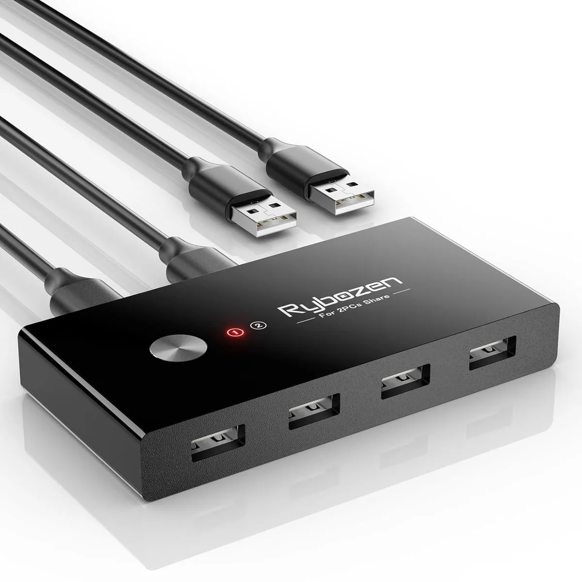KEHIPI KEHIPI U308Z USB 2.0 KVM Switch 2 PC 4 Port — product photo