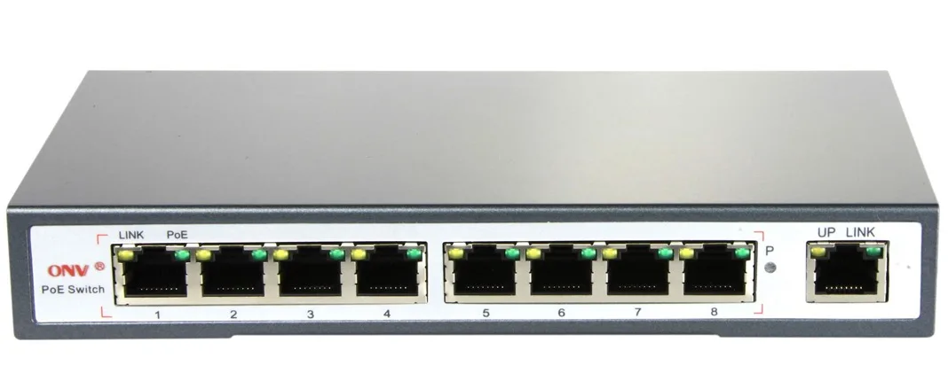 Optical Network Video Technologies Optical Network Video Technologies ONV-POE31008P 130W 8 Port 10/100 PoE Switch — product photo