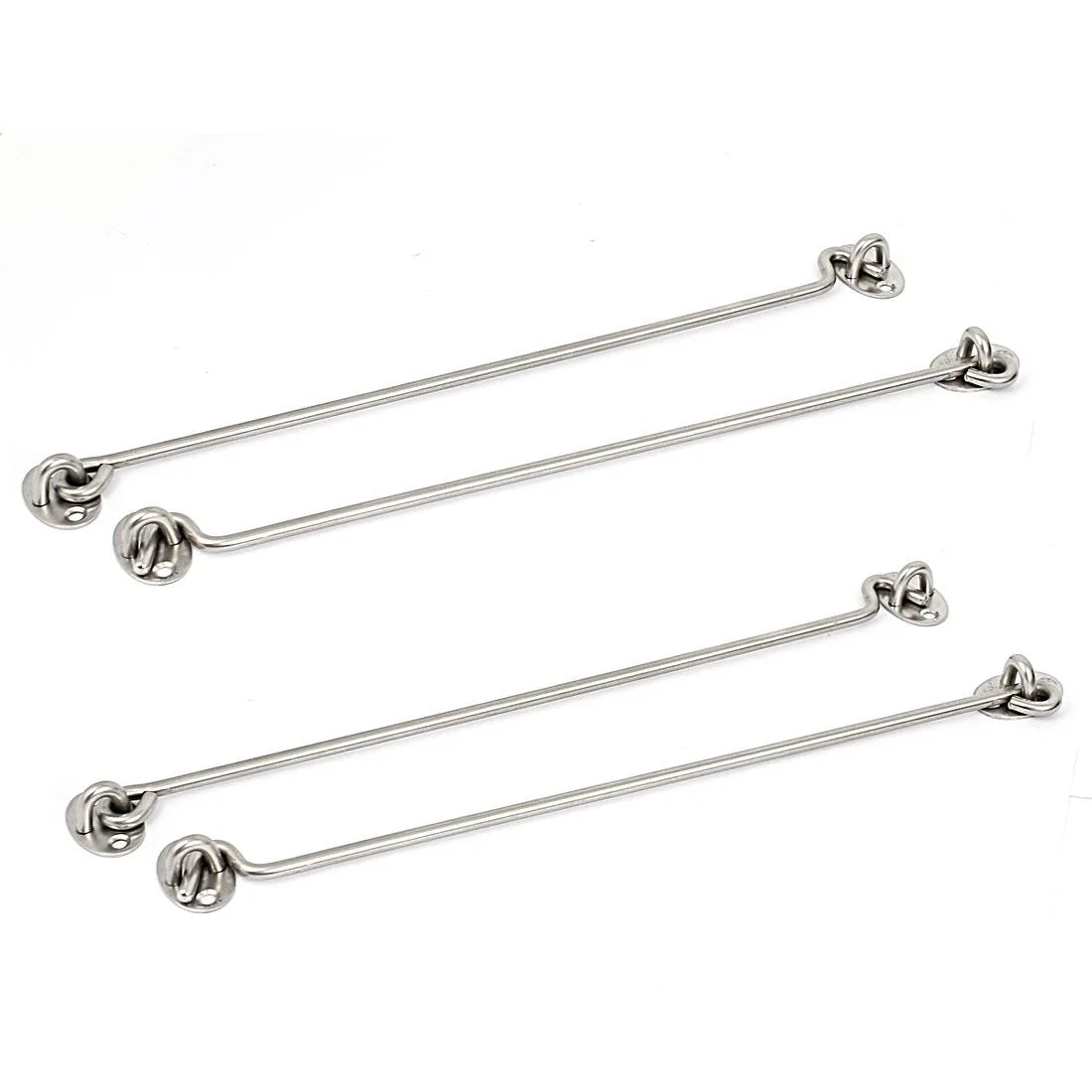Unique-Bargains Unique-Bargains Cabin Hooks 14" 4pcs Stainless Steel — product photo