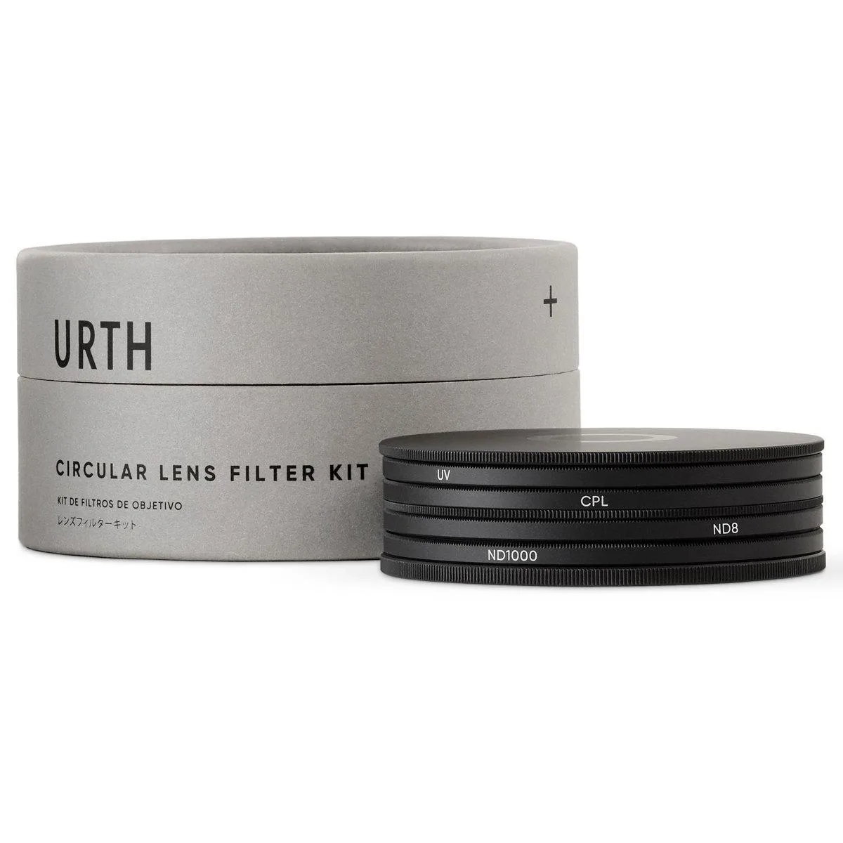 Urth Urth 58mm Essentials Filters Kit Plus+ UV CPL ND8 ND1000 camera filter — product photo