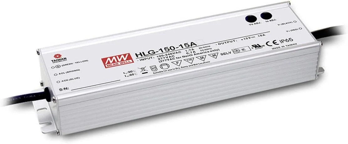 Mean Well Mean Well HLG-150H-24A 24V 6.3A 150W power supply — product photo
