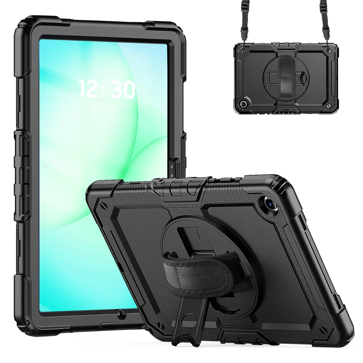 Timoom Timoom Heavy Duty Shockproof Case 11" 360° Stand Hand Shoulder Strap Tab A11+ 2025 A9+ 2023 Black — product photo